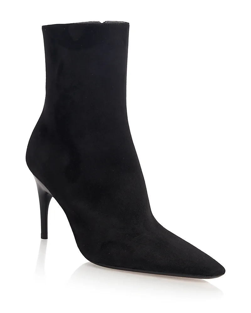 Suede Booties by Balenciaga