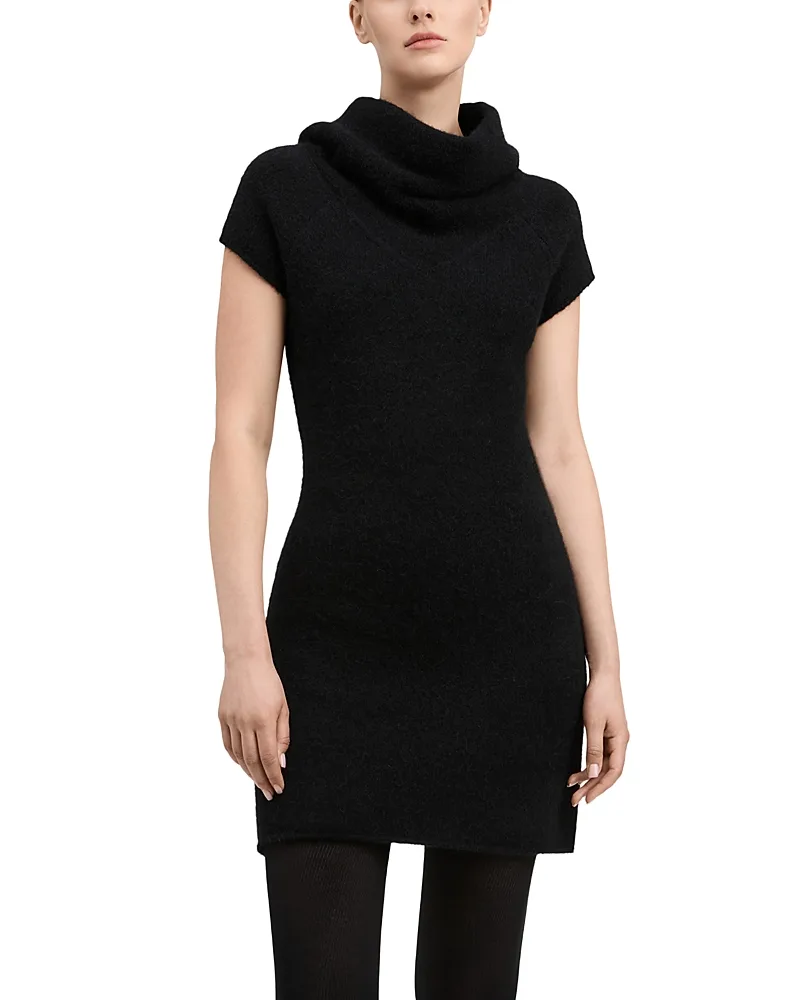 Derek Lam 10 Crosby Naomi Funnel Neck Cap Sleeve Sweater Dress by Derek Lam