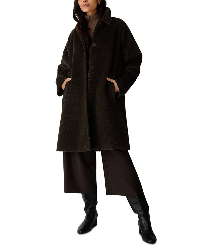Classic Collar Raglan Sleeve Coat