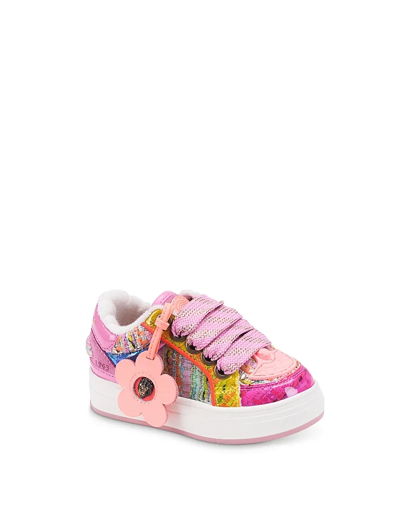 Mini Southbank Flower Charm Sneakers by Kurt Geiger