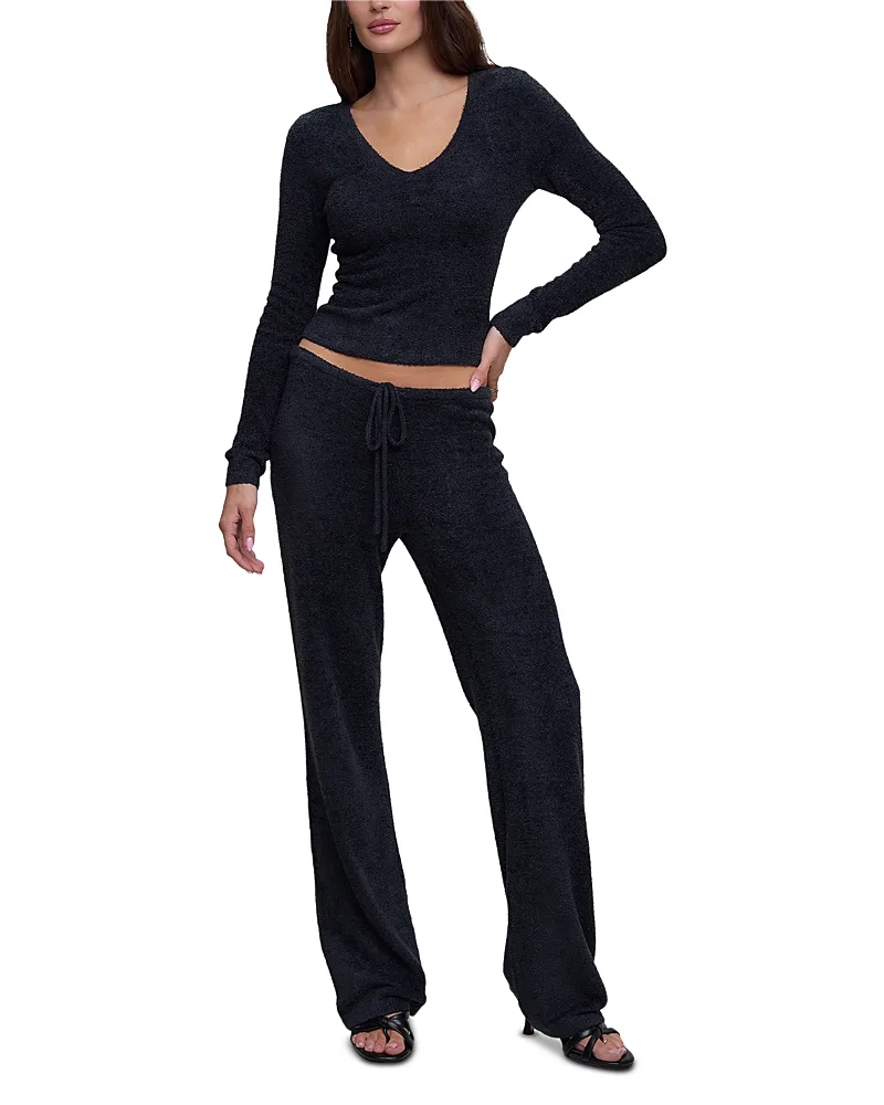 CozyChic Lite Kit V Neck Sweater by Barefoot Dreams