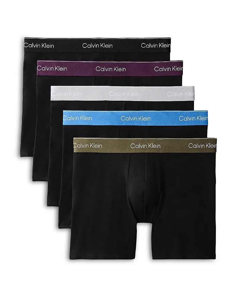 Icon Cotton Stretch Boxer Briefs, Pack of 5