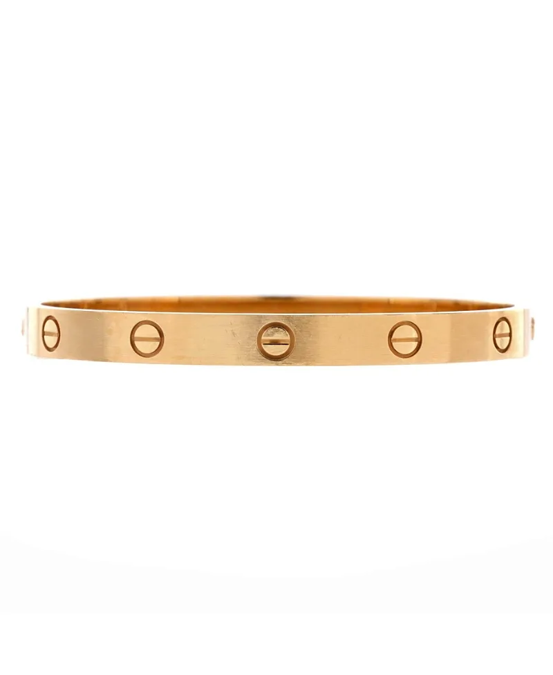 Pre-Owned Cartier Love Bracelet Brushed 18K Gold