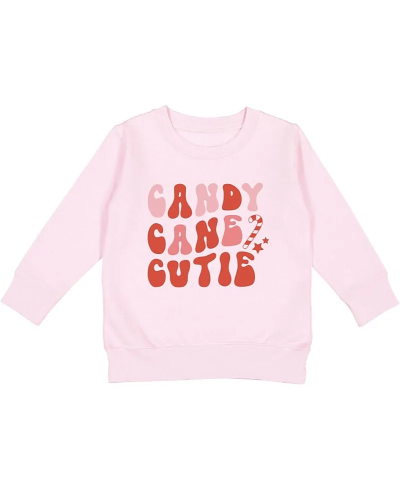 Candy Cane Cutie Christmas Sweatshirt by Sweet Wink
