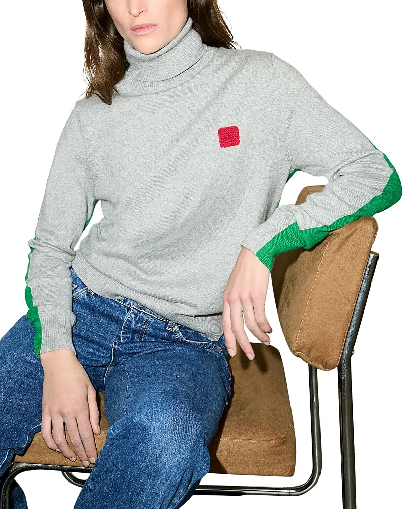 Quadro Cotton & Cashmere Turtleneck Sweater by Max & co.