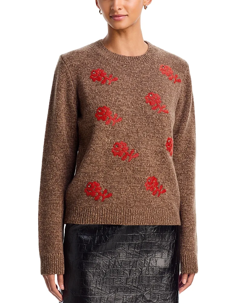 Korine Embroidered Pullover Sweater by Essentiel Antwerp