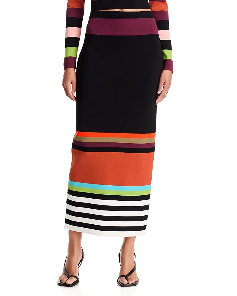 Knit Pencil Midi Skirt by Christopher John Rogers
