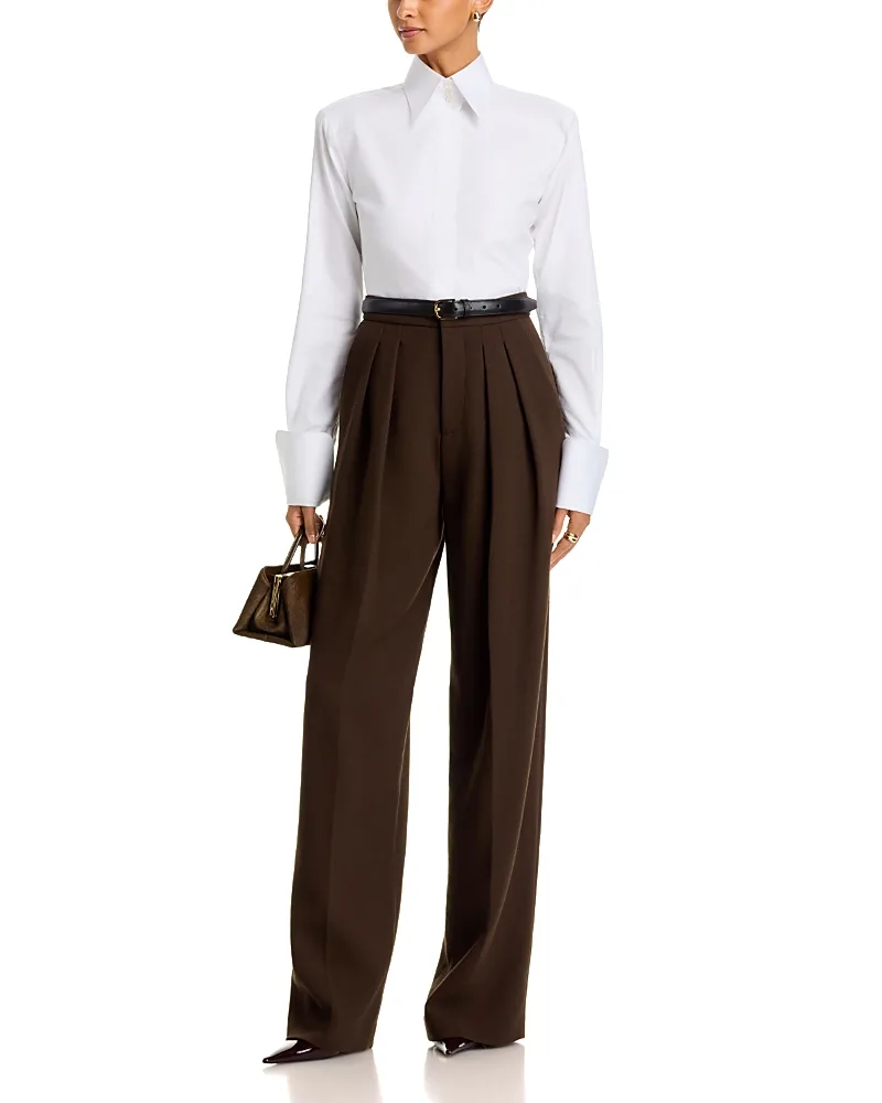 Cotton Wide Cuff Shirt by Sergio Hudson