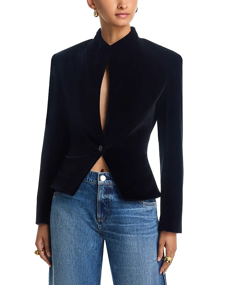 Alora Shrunken Tailored Jacket by Brandon Maxwell