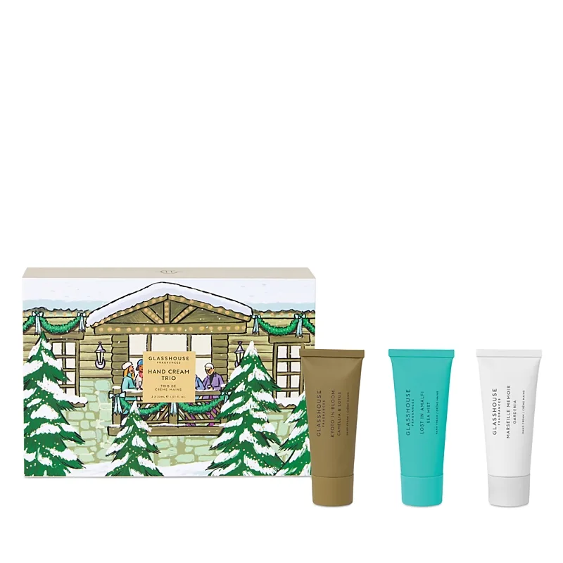 Scented Hand Cream Trio Gift Set by Glasshouse Fragrances