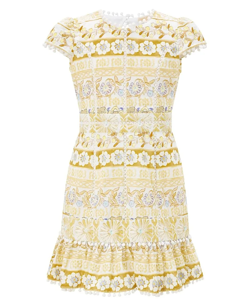 Lara Embroidered Mini Dress by Marlo Kids