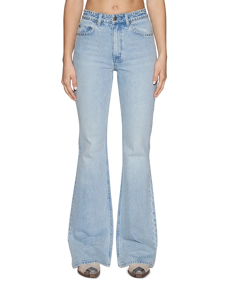 Soho Mid Rise Embellished Jeans - Denim by Ksubi