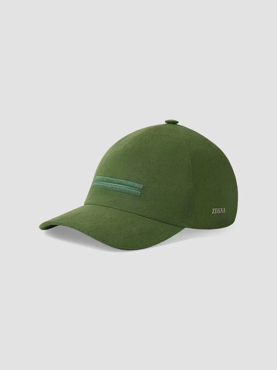Oasi Lino Baseball Cap by ZEGNA