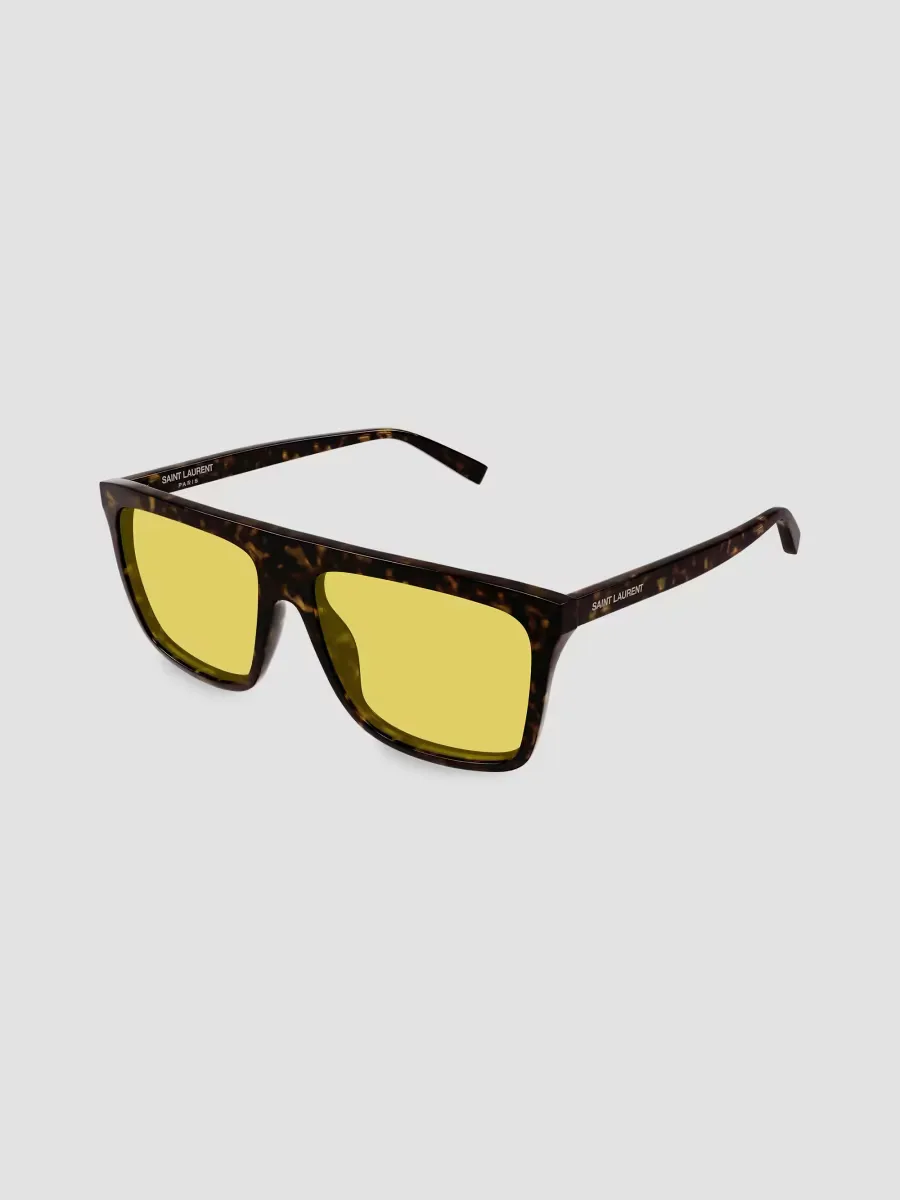 59MM Rectangular Sunglasses by Saint Laurent
