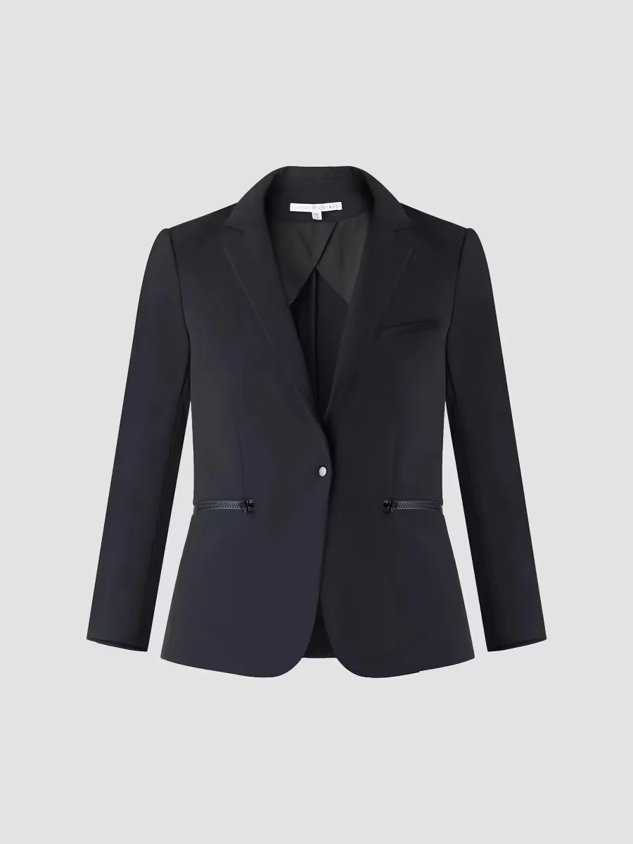 Core Scuba Schoolboy Jacket by Veronica Beard