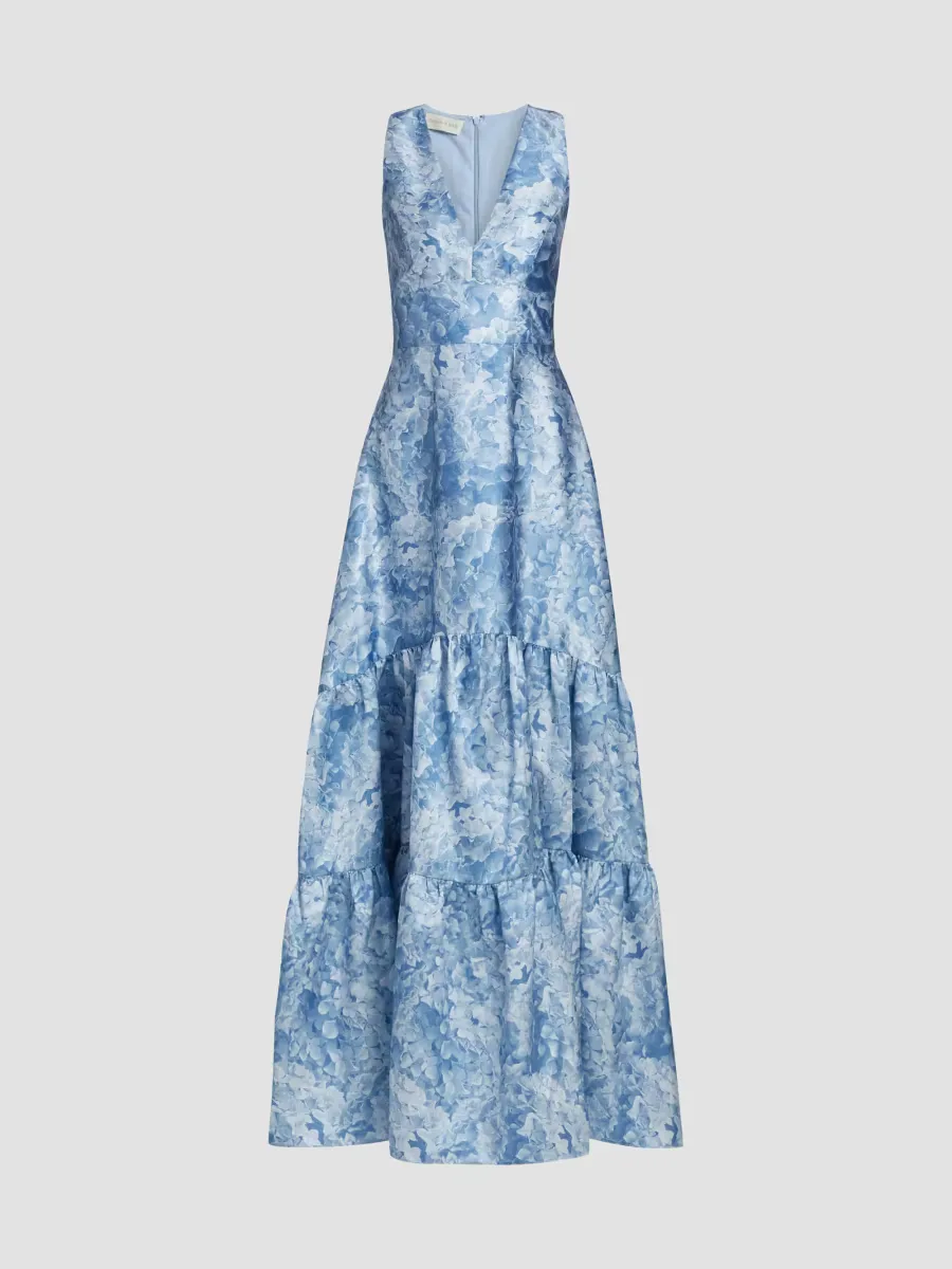 Rori Floral Sleeveless Gown by SACHIN BABI
