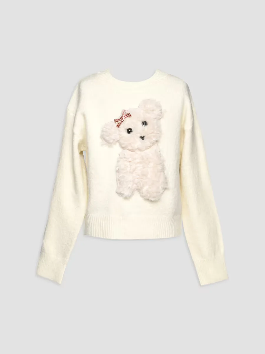 Dog Patch Sweater by Hannah Banana