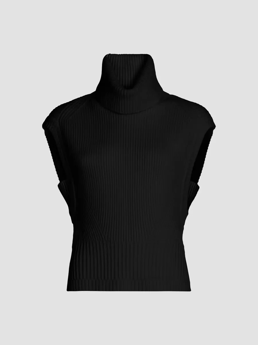 Maple Ribbed Sleeveless Top by SIMKHAI