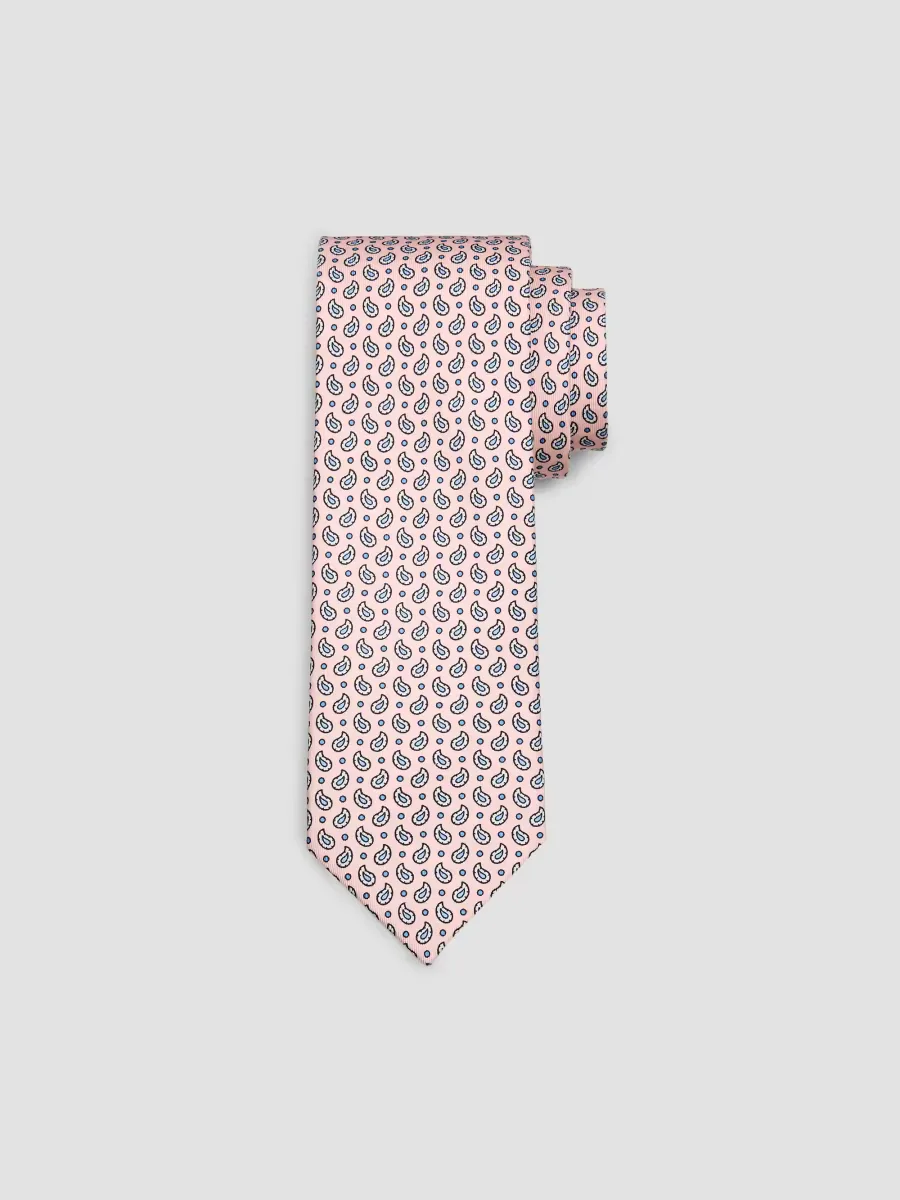 Paisley Print Silk Tie by Brioni