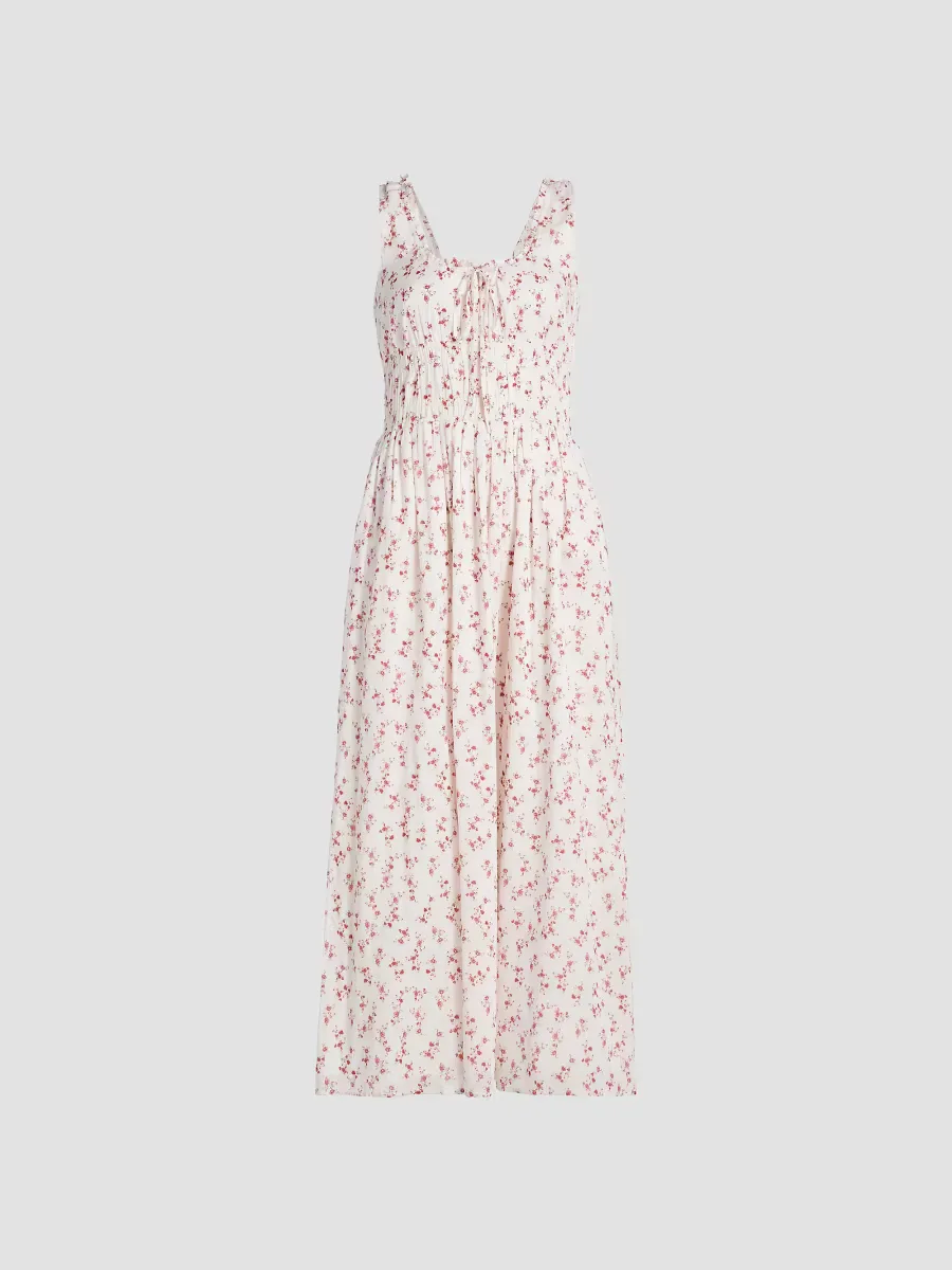 Jordie Floral Cotton A-Line Midi-Dress by Rails