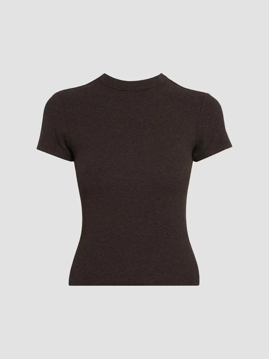 The Rib Baby Stretch Tee by FRAME