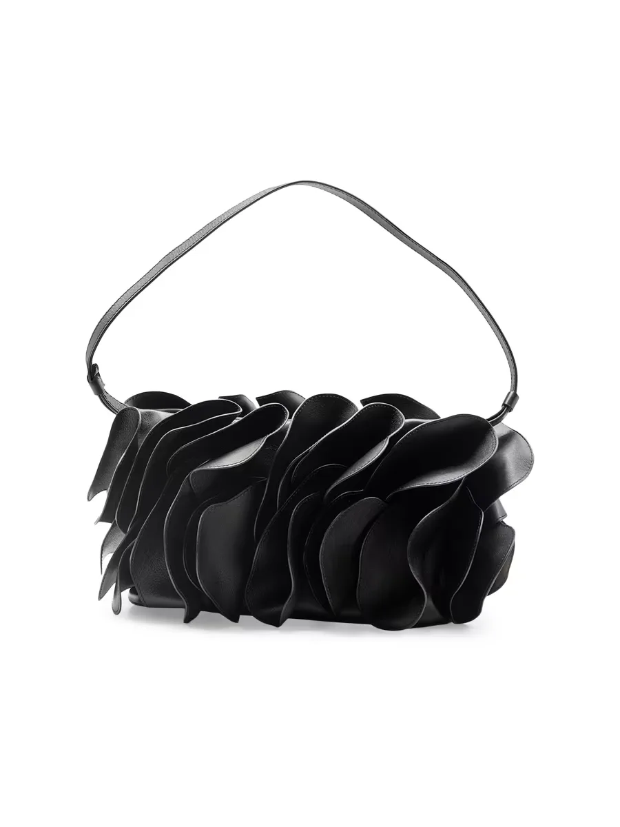 Flower Leather Shoulder Bag by FARM Rio