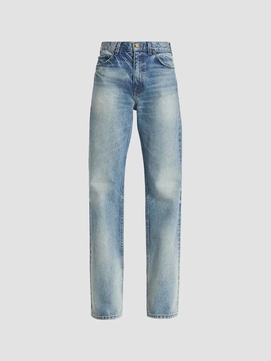 Mitchell Mid-Rise Straight Jeans by Nili Lotan