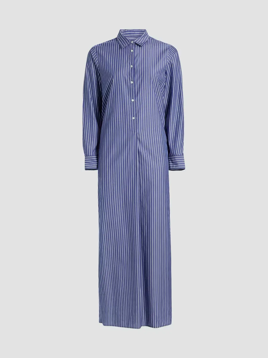 Mina Striped Cotton Shirtdress by Nili Lotan