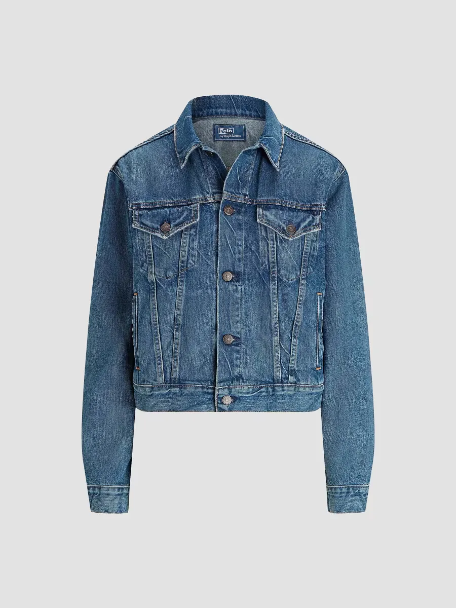 Relaxed Fit Denim Jacket by Polo Ralph Lauren