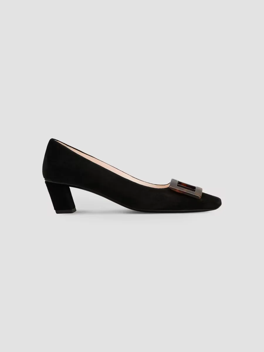 Belle Vivier 45MM Suede Pumps by Roger Vivier