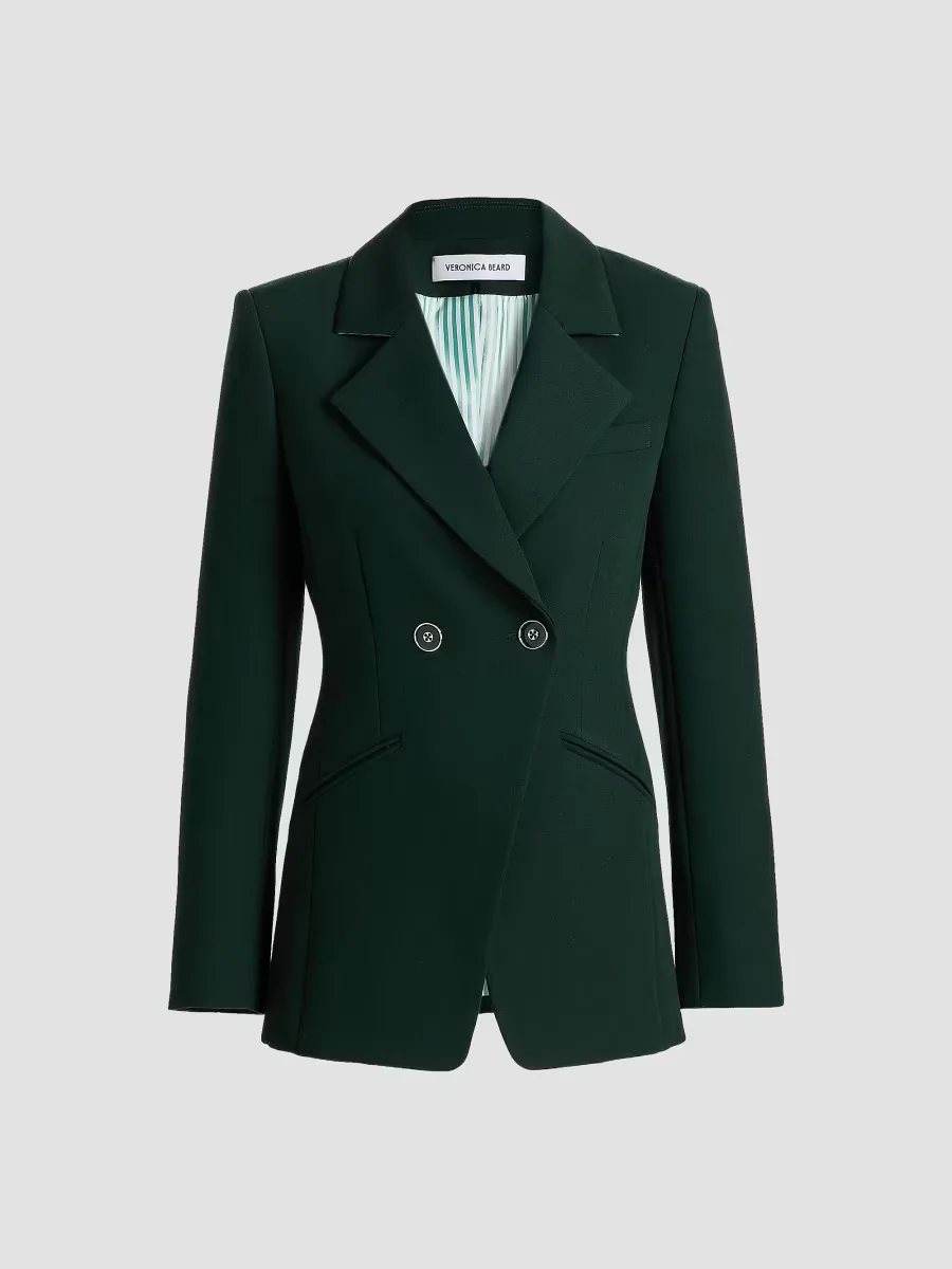 Amos Double-Breasted Dickey Jacket by Veronica Beard