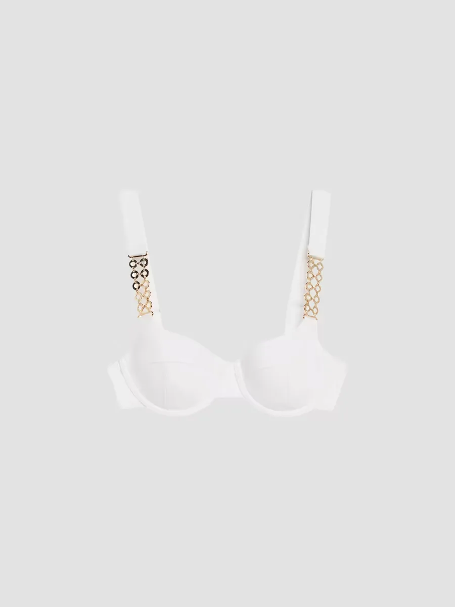Iryna Embellished Underwire Bikini Top by Ramy Brook