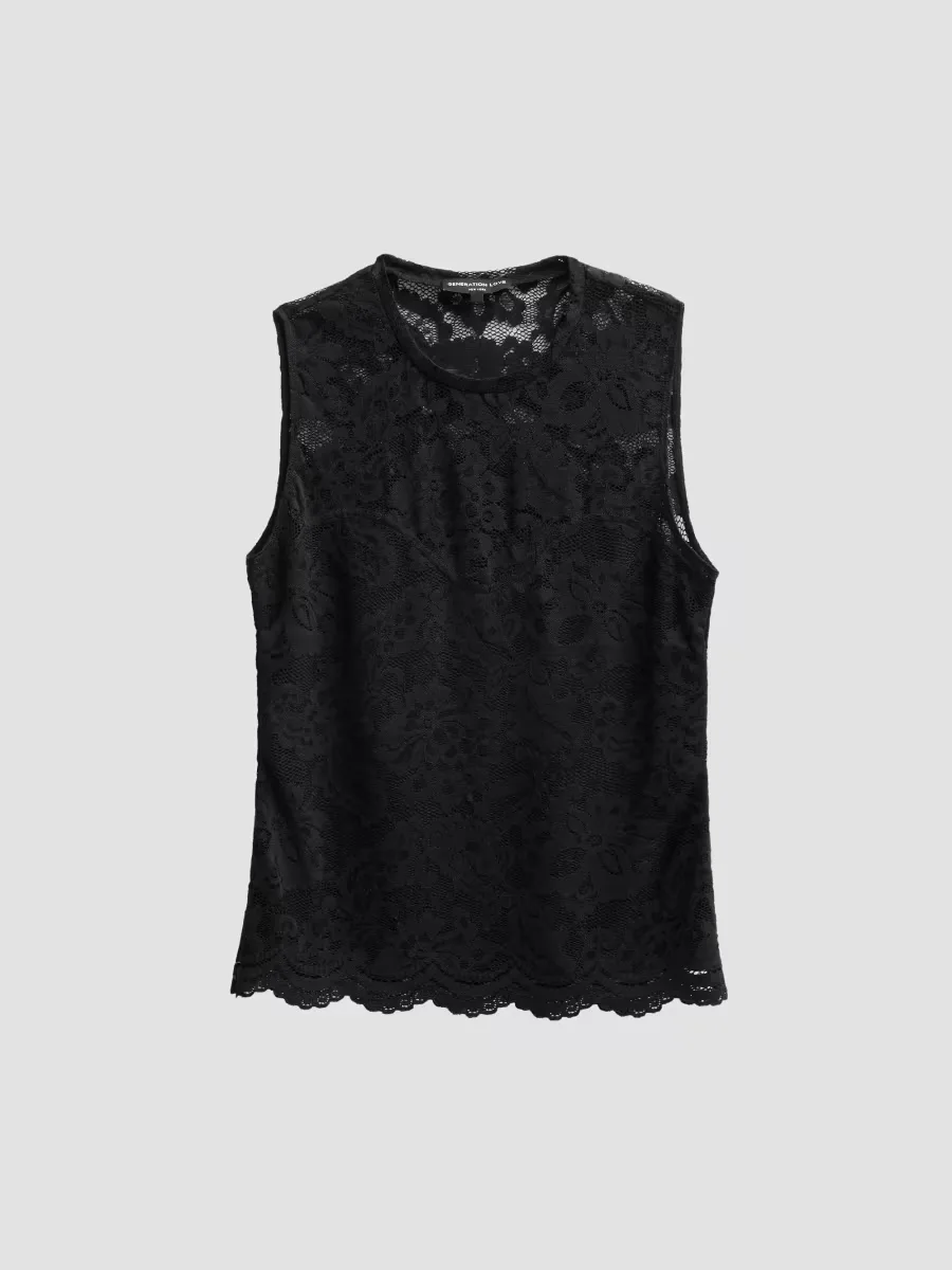 Lace Sleeveless Top by Generation Love