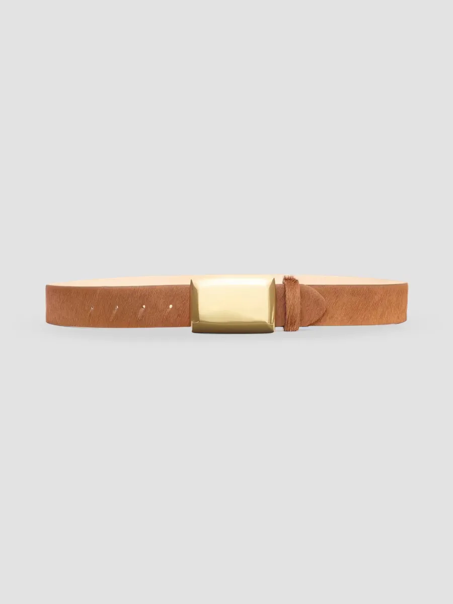 Sierra Calf Hair Belt by L'AGENCE