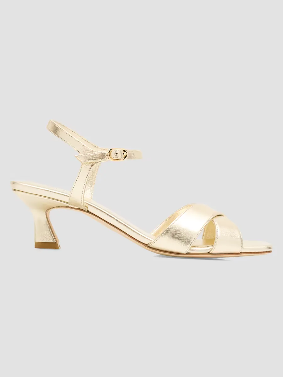 Vinnie 50MM Leather Sandals by Stuart Weitzman