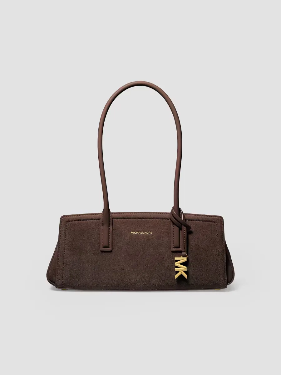 Michael Michael Kors Laila Small Suede Shoulder Tote Bag by Michael Kors