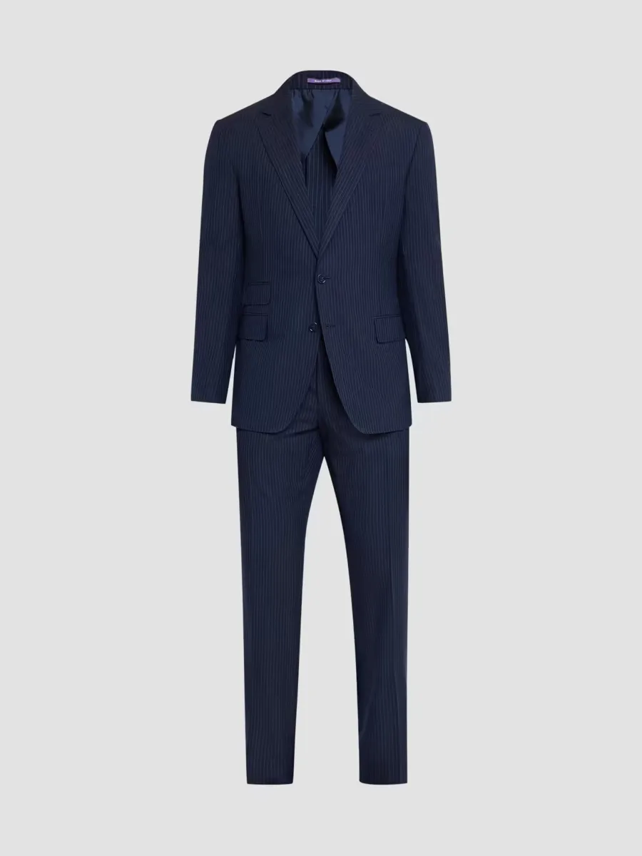 Ralph Lauren Purple Label Kent Hand-Tailored Striped Suit by Ralph Lauren
