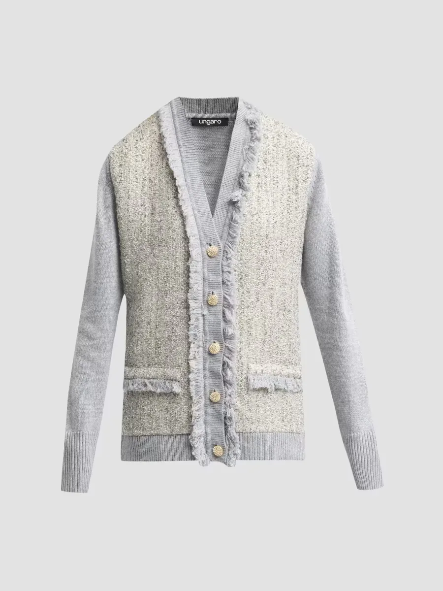 Trina Tweed Cardigan by Ungaro