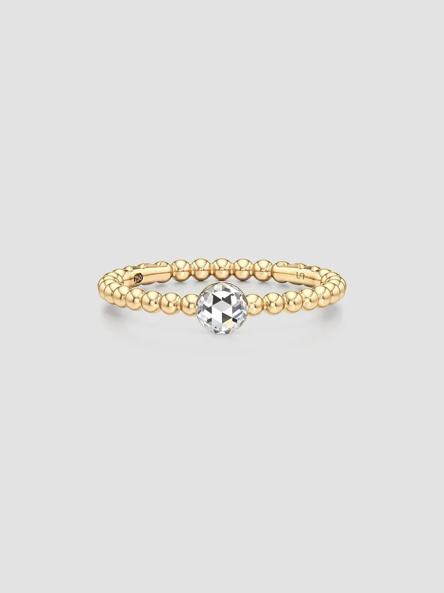 Bubble 18K Yellow Gold & 0.59 TCW Lab-Grown Diamond Ring by Unsaid