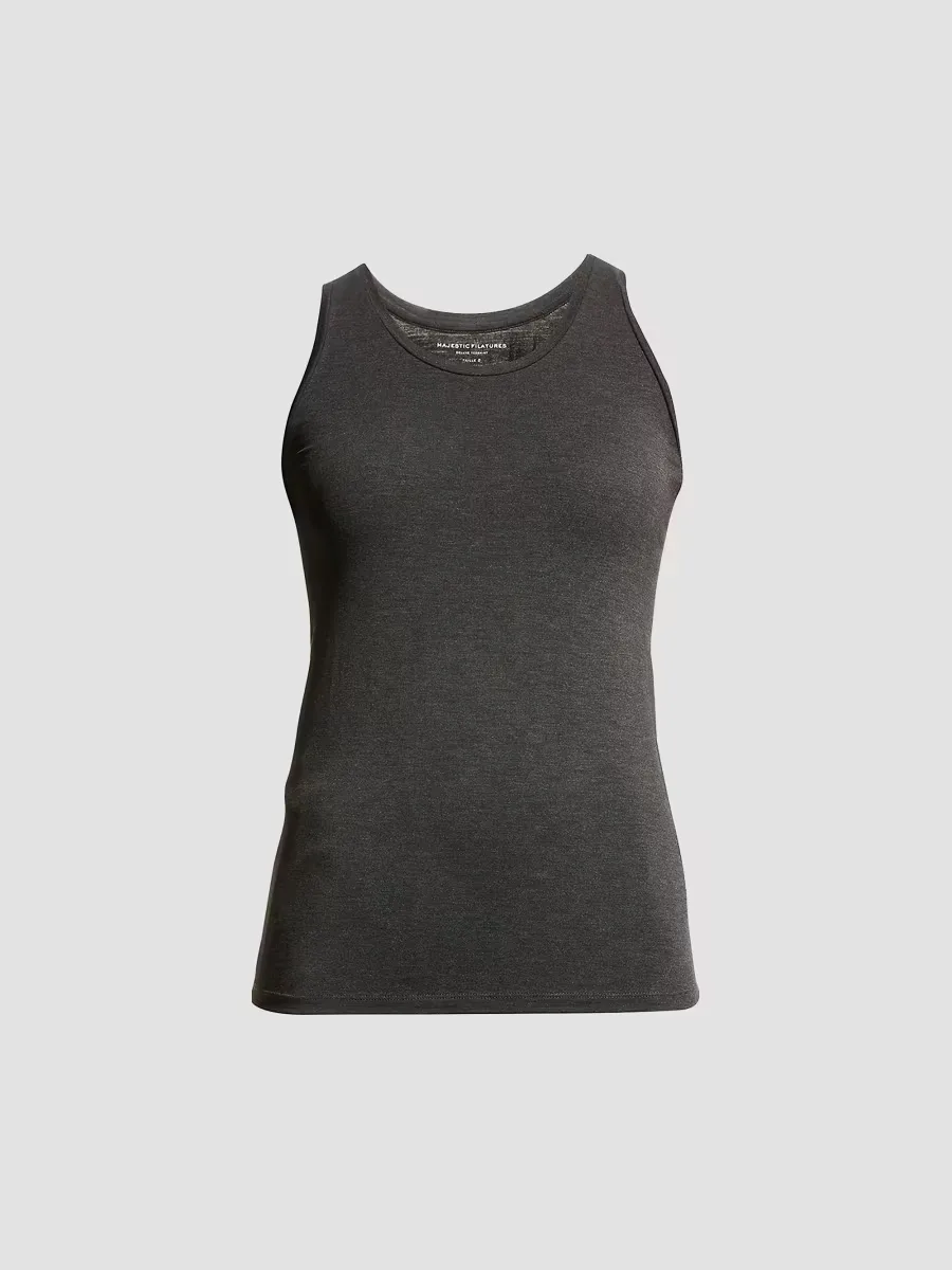 Soft Touch Scoopneck Tank by Majestic