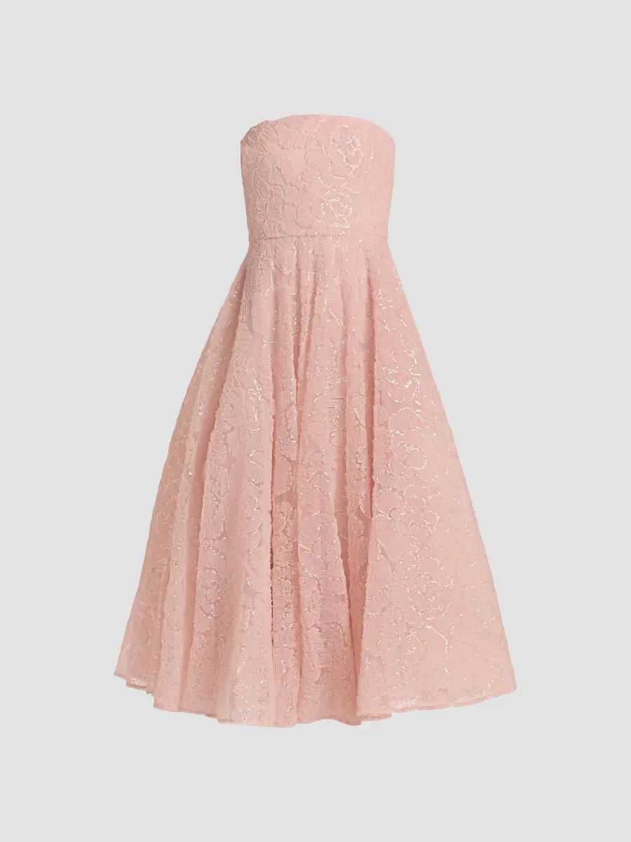 Selina Strapless Cocktail Dress by Theia