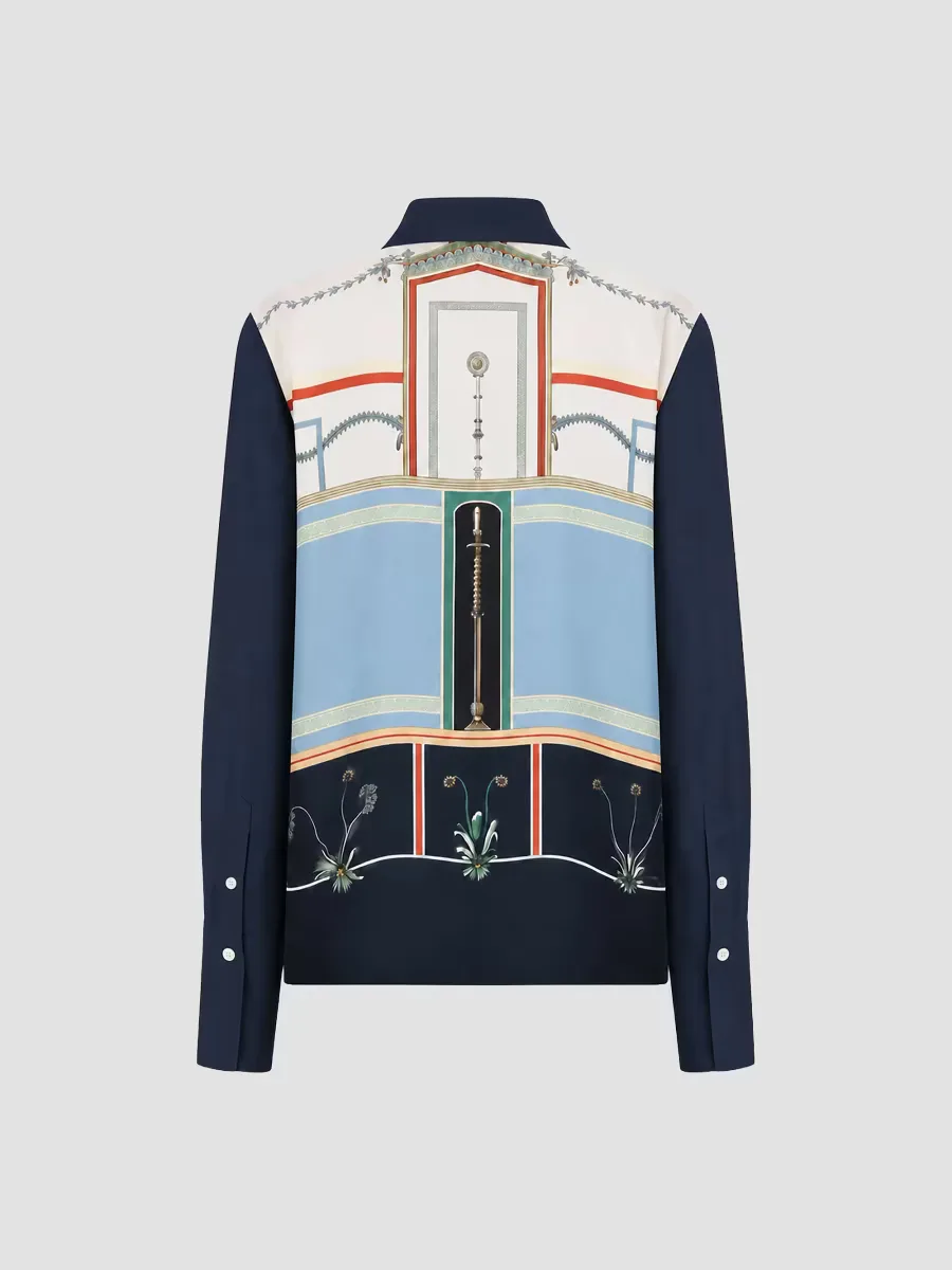 Billie Scarf Back Shirt by Callas Milano
