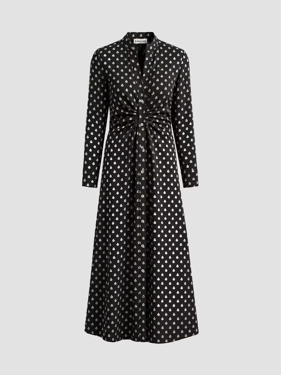 Genny Fit and Flare Shirt Dress by Callas Milano