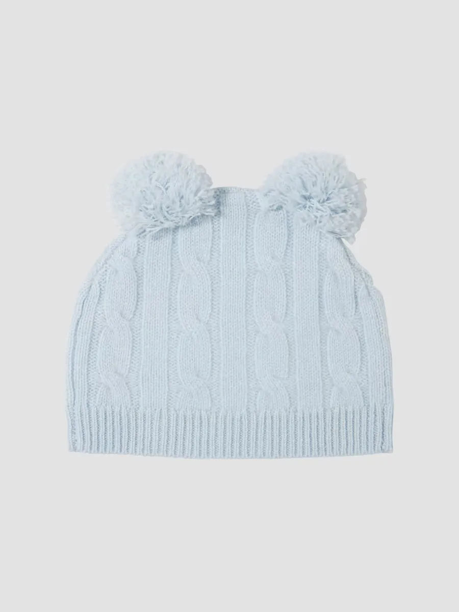 Cashmere Pom Pom Beanie by Sofia Cashmere