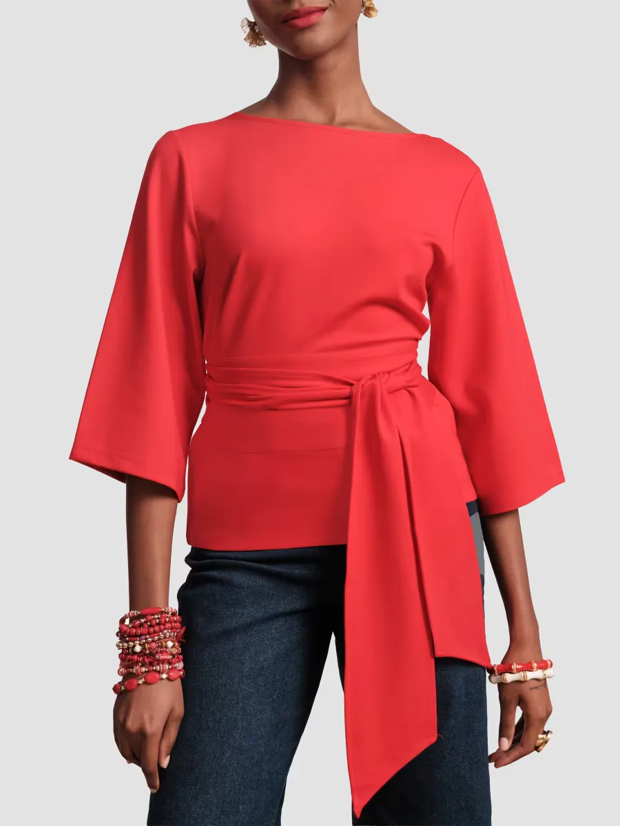 Whitney Wrap Top