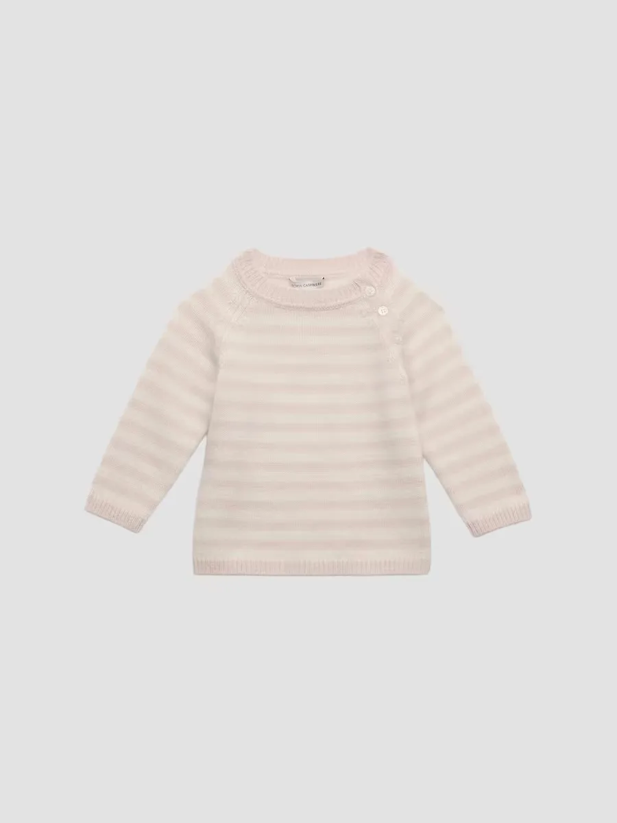 Striped Cashmere Sweater by Sofia Cashmere