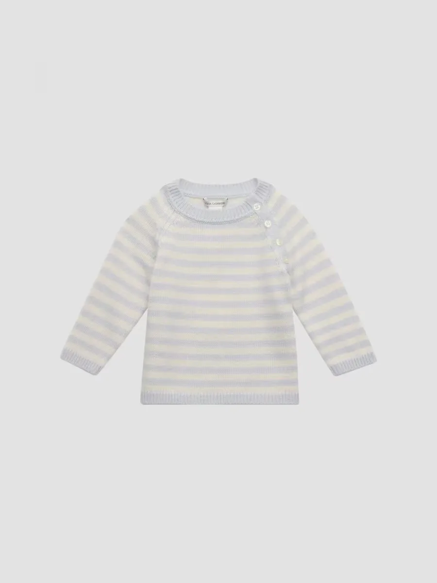 Striped Cashmere Sweater by Sofia Cashmere