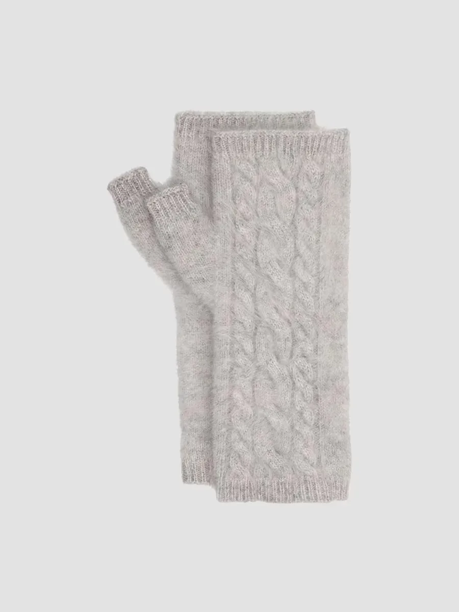 Cashmere Cable-Knit Arm Warmers by Sofia Cashmere
