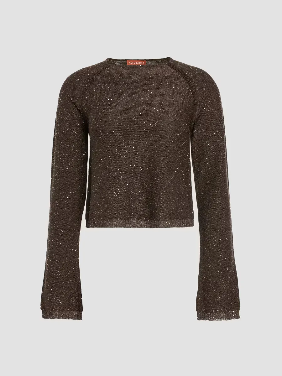 Woody Sequined Sweater by Altuzarra