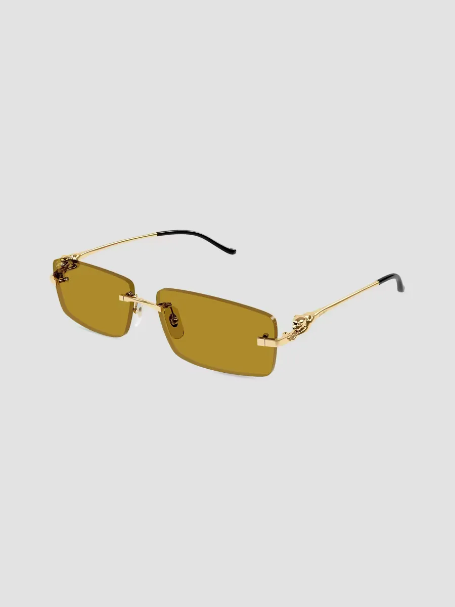 Cartier Panthère Classic 58MM Rectangular Sunglasses by Cartier's
